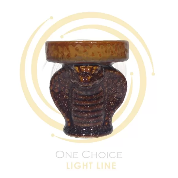 Cobra Shisha Bowl Nargile and hookah head from one choice light line