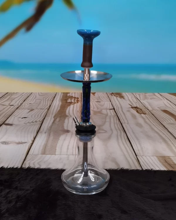 Exclusive product Stainless steel Hookah plus acrylic resin Stainless material base and trims acrylic resin. each hookah come in mix colour order online blue is
