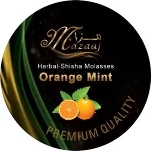 MAZAAJ Orange Mint Herbal Shisha/Hookah Molasses Flavours