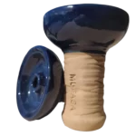 mufasa premium clay phunnel hookah bowl for hmd heat management fits all types of hookah one choice light line work with hmd and foil two blue