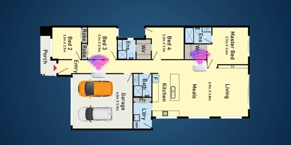 single-story home 3 rooms