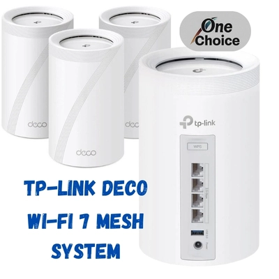 TP-Link Deco BE11000 Tri-Band Whole-Home Mesh Wi-Fi 7 System